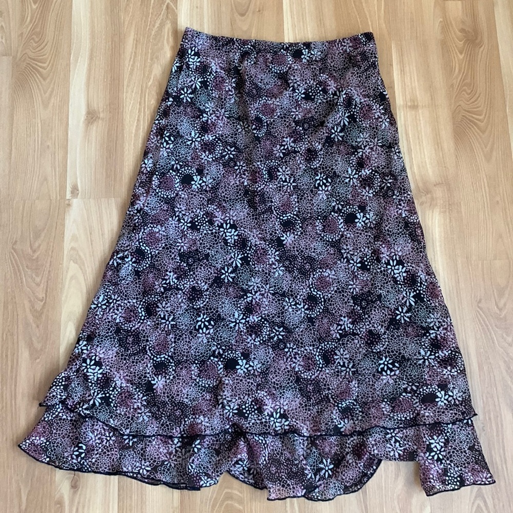 2 for $12 💜 Briggs New York Purple Maxi Skirt | Size Petite M